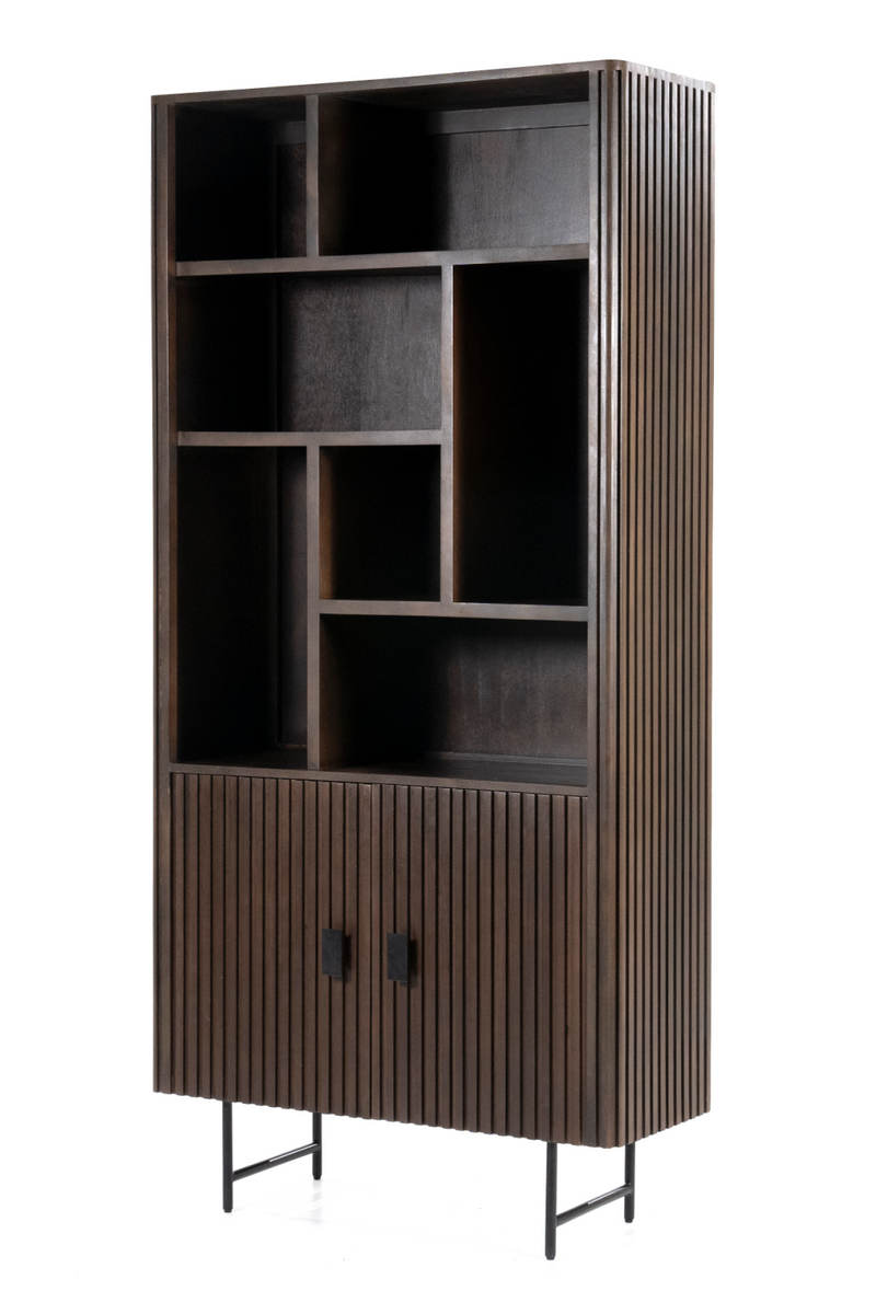 Brown Mango Wood Bookcase | Eleonora Remi | Oroatrade.com