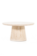 Travertine Pedestal Coffee Table | Eleonora Aime | Oroatrade.com