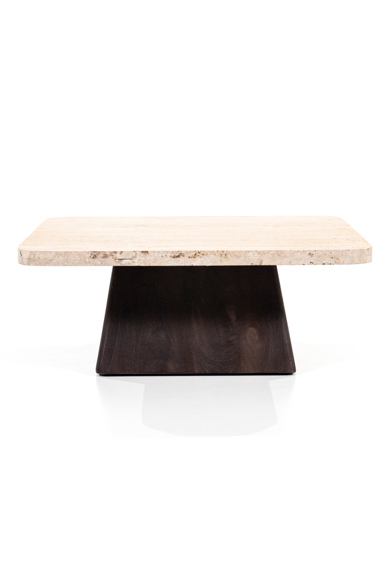 Travertine Top Coffee Table | Eleonora Travis | Oroatrade.com