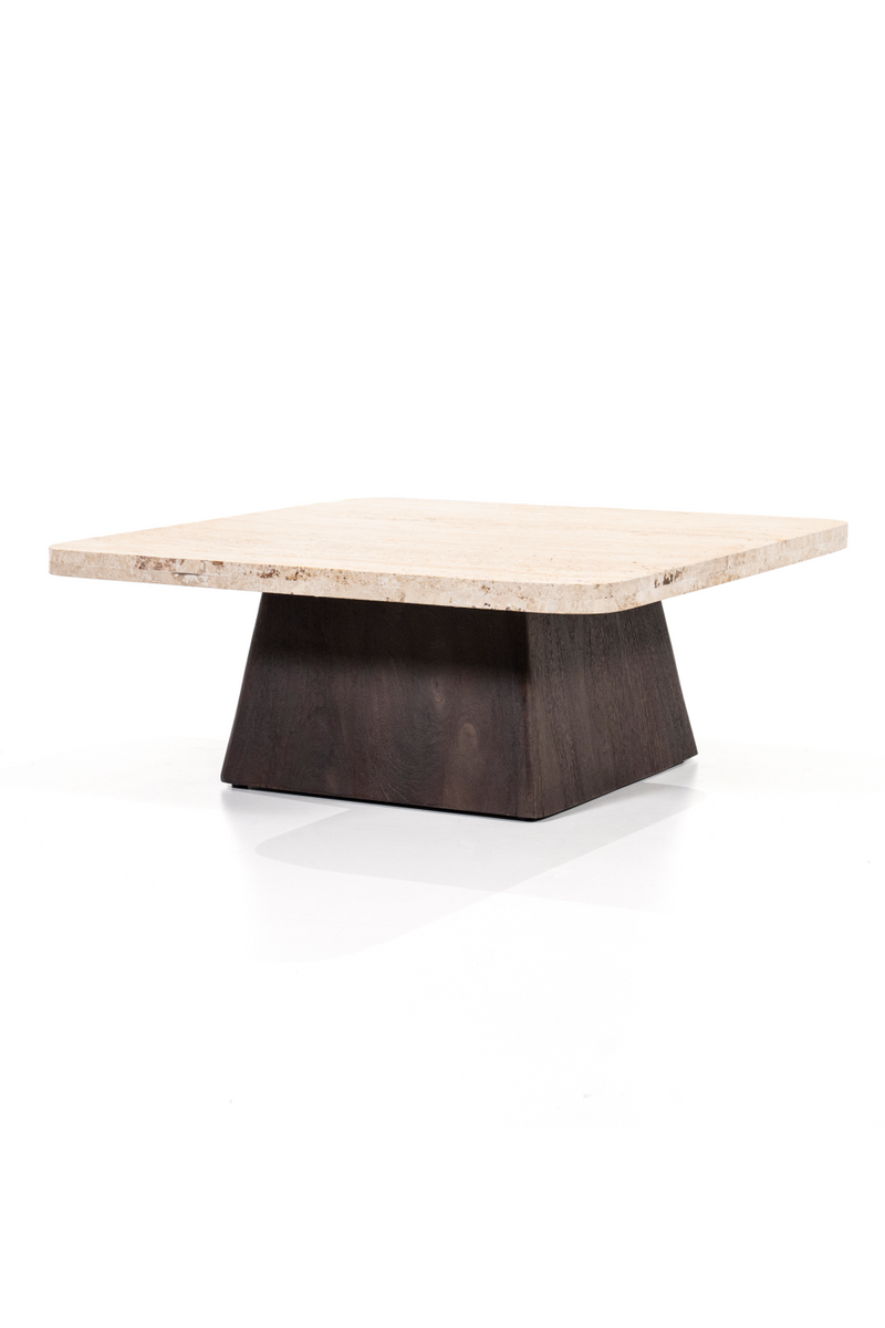 Travertine Top Coffee Table | Eleonora Travis | Oroatrade.com