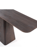 Mango Wood Pedestal Console Table | Eleonora Aron | Oroatrade.com