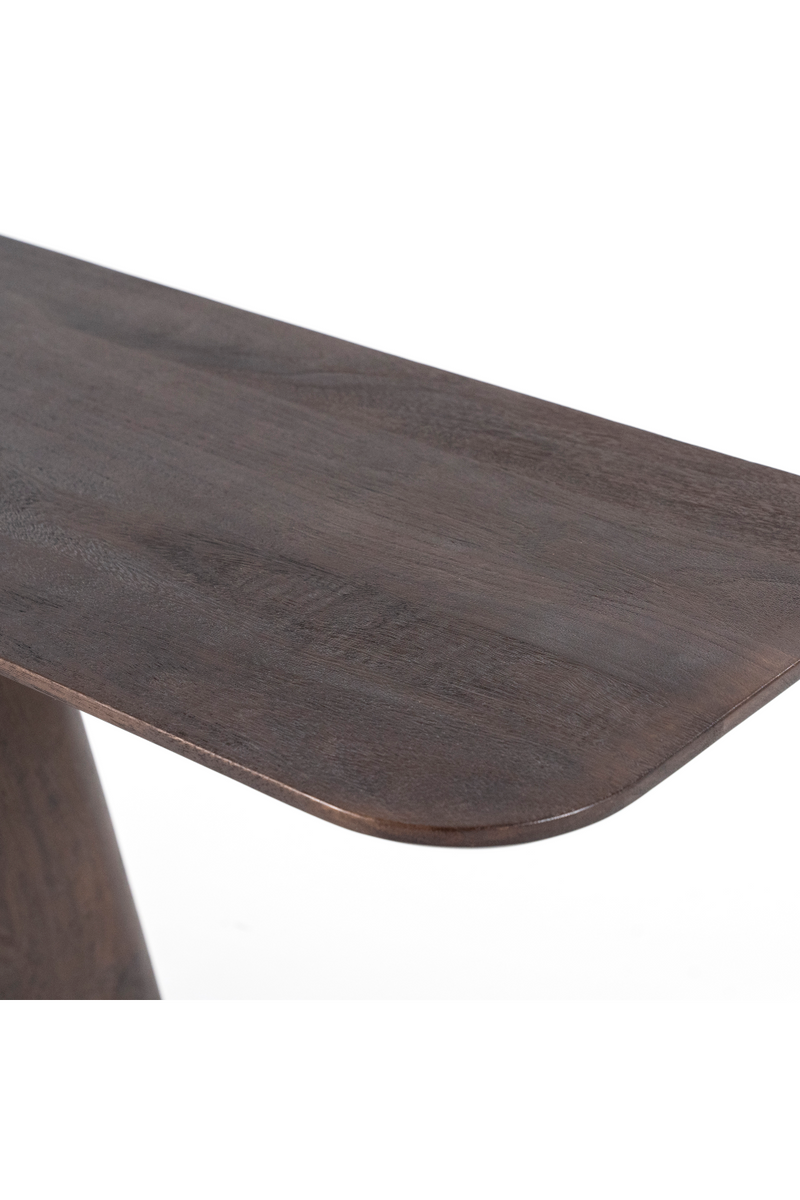 Mango Wood Pedestal Console Table | Eleonora Aron | Oroatrade.com