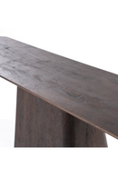 Mango Wood Pedestal Console Table | Eleonora Aron | Oroatrade.com
