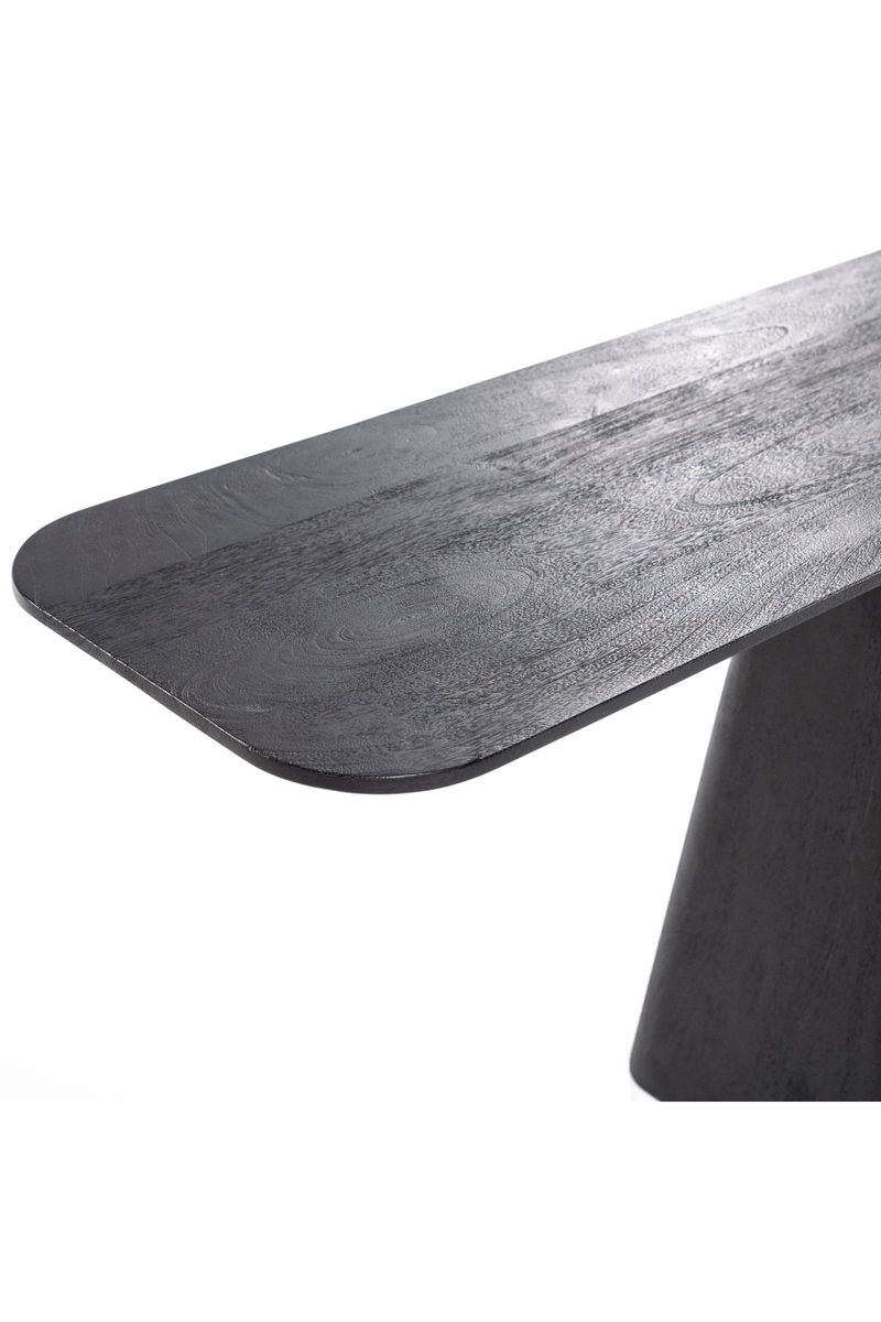 Mango Wood Pedestal Console Table | Eleonora Aron | Oroatrade.com