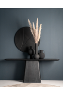Mango Wood Pedestal Console Table | Eleonora Aron | Oroatrade.com