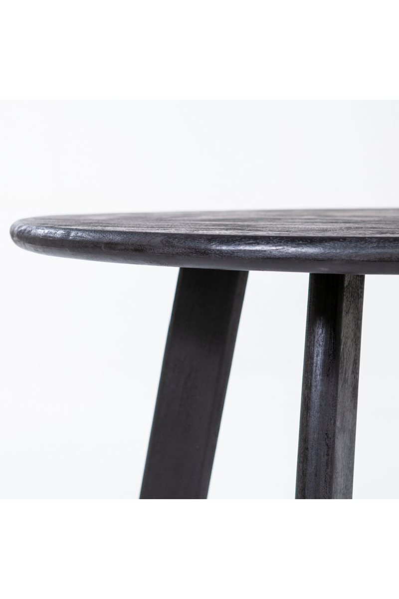 Black Mango Wood Dining Table | Eleonora Fynn | Oroatrade.com