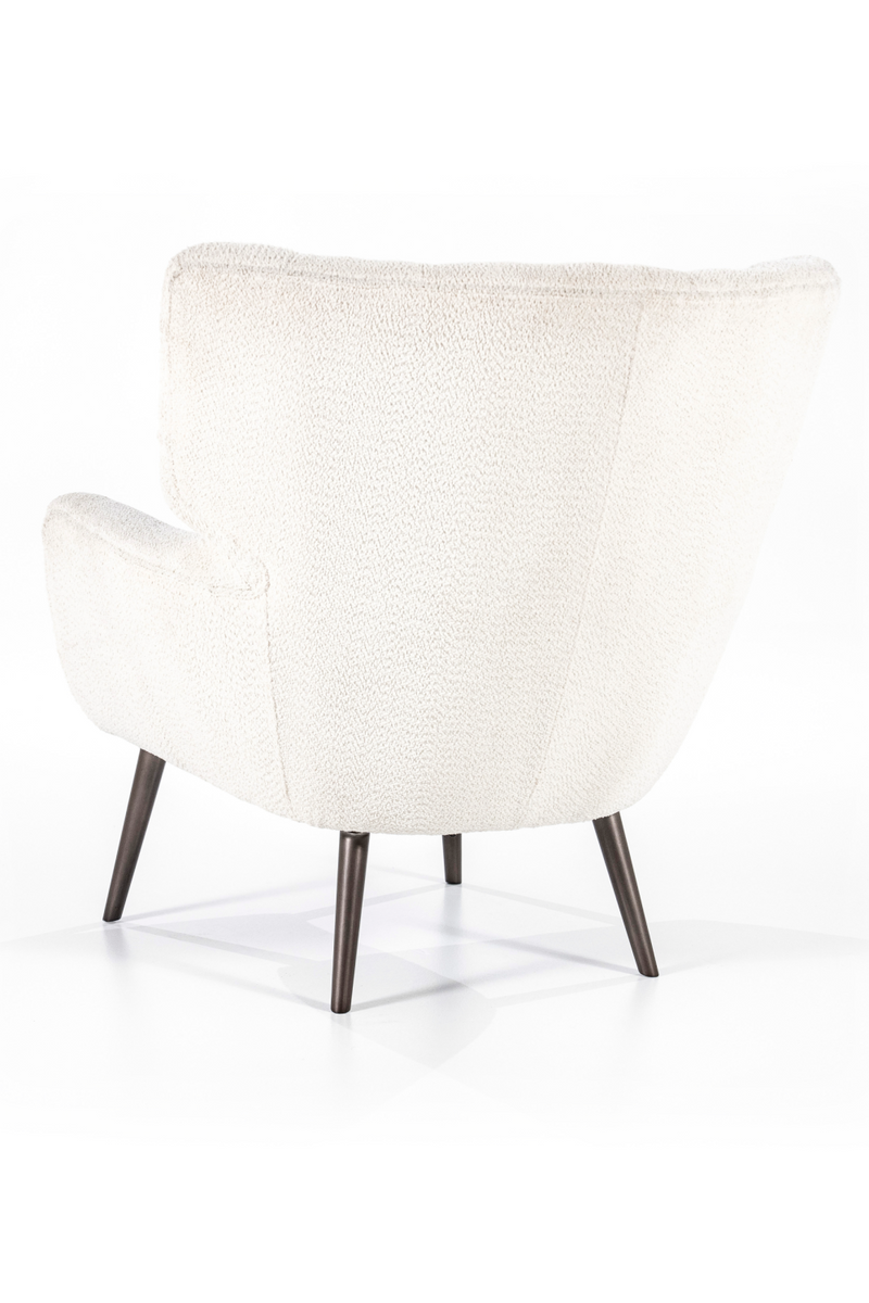 White Linen Wingback Armchair | Eleonora Peter | Oroatrade.com
