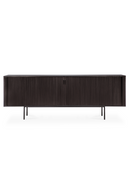 Varnished Teak Industrial Sideboard | Ethnicraft Roller Max | Oroatrade.com