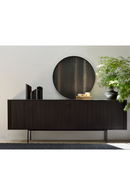 Varnished Teak Industrial Sideboard | Ethnicraft Roller Max | Oroatrade.com