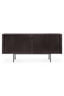 Varnished Teak Industrial Sideboard | Ethnicraft Roller Max | Oroatrade.com