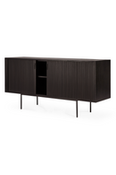 Varnished Teak Industrial Sideboard | Ethnicraft Roller Max | Oroatrade.com