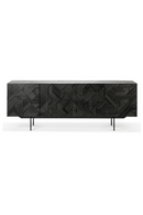 Black Teak Sideboard | Ethnicraft Graphic | OROA TRADE