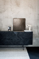 Black Teak Sideboard | Ethnicraft Graphic | OROA TRADE