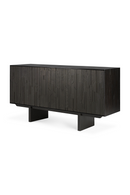Black Teak Industrial Sideboard | Ethnicraft Mosaic | Oroatrade.com