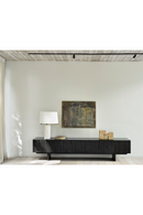 Black Mahogany TV Cabinet | Ethnicraft Mosaic | Oroatrade.com