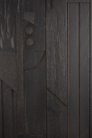 Black Mahogany TV Cabinet | Ethnicraft Mosaic | Oroatrade.com