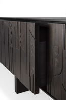 Black Mahogany TV Cabinet | Ethnicraft Mosaic | Oroatrade.com