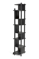 Black Teak Shelving Unit | Ethnicraft Abstract | Oroatrade.com