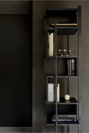 Black Teak Shelving Unit | Ethnicraft Abstract | Oroatrade.com