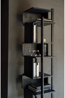 Black Teak Shelving Unit | Ethnicraft Abstract | Oroatrade.com