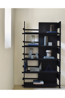 Black Teak Book Rack | Ethnicraft Abstract | Oroatrade.com