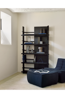 Black Teak Book Rack | Ethnicraft Abstract | Oroatrade.com