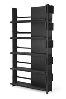 Black Teak Book Rack | Ethnicraft Abstract | Oroatrade.com