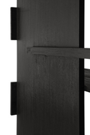 Black Teak Book Rack | Ethnicraft Abstract | Oroatrade.com