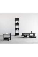 Black Teak Architectural Coffee Table | Ethnicraft Abstract | Oroatrade.com