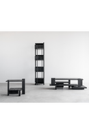 Black Teak Architectural Coffee Table | Ethnicraft Abstract | Oroatrade.com