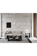 Black Teak Architectural Coffee Table | Ethnicraft Abstract | Oroatrade.com