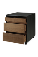 Black Teak Drawer Unit | Ethnicraft Oscar | Oroatrade.com