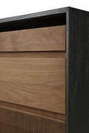 Black Teak Drawer Unit | Ethnicraft Oscar | Oroatrade.com