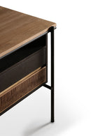 Teak Desk With Drawers | Ethnicraft Oscar | Oroatrade.com
