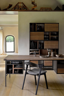 Natural Teak Book Rack | Ethnicraft Oscar | Oroatrade.com