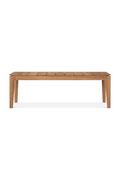 2-Seater Teak Cushioned Outdoor Bench | Ethnicraft Bok | Oroatrade.com