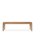 3-Seater Teak Cushioned Outdoor Bench | Ethnicraft Bok | Oroatrade.com
