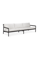 Black Teak 3+ Seater Outdoor Sofa | Ethnicraft Jack | Oroatrade.com