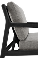 Black Teak Outdoor Lounge Chair | Ethnicraft Jack | Oroatrade.com