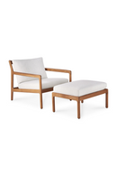 Natural Teak Outdoor Ottoman | Ethnicraft Jack | Oroatrade.com