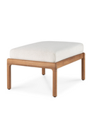 Natural Teak Outdoor Ottoman | Ethnicraft Jack | Oroatrade.com