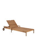 Teak Adjustable Outdoor Lounger | Ethnicraft Jack | Oroatrade.com