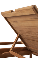 Teak Adjustable Outdoor Lounger | Ethnicraft Jack | Oroatrade.com