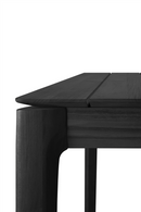 Black Teak Outdoor Dining Table | Ethnicraft Bok | Oroatrade.com