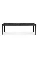 Black Teak Outdoor Dining Table | Ethnicraft Bok | Oroatrade.com