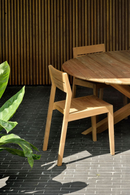 Solid Teak Outdoor Dining Table | Ethnicraft Circle | Oroatrade.com