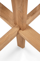 Solid Teak Outdoor Dining Table | Ethnicraft Circle | Oroatrade.com