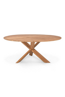 Solid Teak Outdoor Dining Table | Ethnicraft Circle | Oroatrade.com