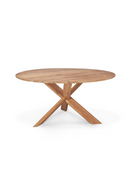 Solid Teak Outdoor Dining Table | Ethnicraft Circle | Oroatrade.com