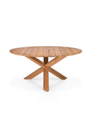 Solid Teak Outdoor Dining Table | Ethnicraft Circle | Oroatrade.com